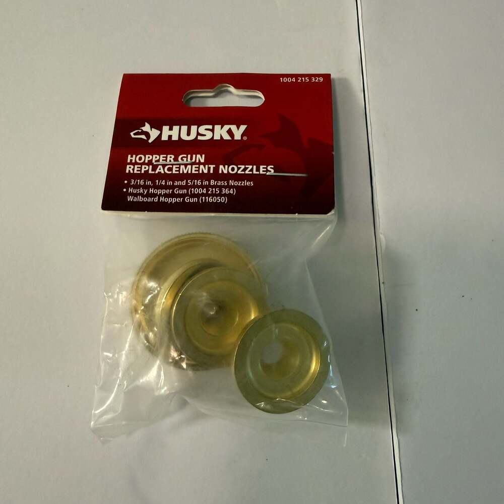 Husky Hopper Gun Texture Sprayer Replacement Brass Nozzles 3-Pack